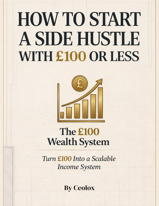 HOW TO START A SIDE HUSTLE WITH £100 OR LESS